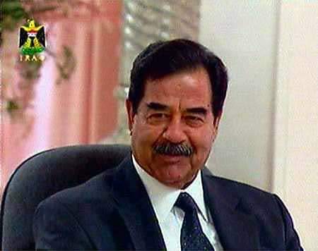 Which one is Saddam Hussein?