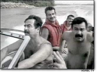 Which one is Saddam Hussein?