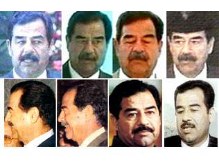 Which one is Saddam Hussein?