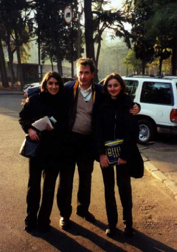 Sophio Soziashvili, Sam Sloan and Sopo Tkeshelashvili