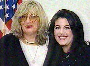 Linda Tripp with Monica Lewinsky